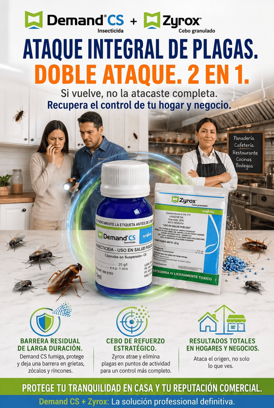 Kit Mata Cucarachas, OFERTA UNICA, Dos productos de ataque para eliminar la infestación Envío Gratis | Pagas al Recibir